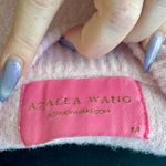 Azalea Wang Pink Cropped Soft Sweater Size Medium Photo 2