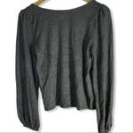 Project Social T grey square neck hacci tee M new Photo 3