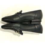 Unisa  black womens textured flats loafers size 6M new without tags box Photo 2