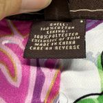 Coach  Rain Coat Magenta‎ Floral Lined Button Front Jacket Coat XS READ Photo 4