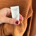 Lulus Rust Brown Ribbed Balloon Sleeve Sweater Top, L Photo 5