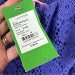 Lilly Pulitzer NEW Emmett Maxi Dress Womens M Iris Blue Lace Strapless Photo 5