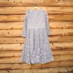 Mac Duggal 67387 Gray Floral Embellished Lace A-Line Cocktail Dress Photo 11