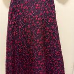 Jill Stuart Jill  Jacquard Floral Jacquard Off Shoulder Dress Red Violet Photo 7