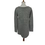 Anthropologie Lilis Closet Sweater Medium Gray Knit Relaxed Boho Photo 2