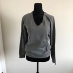 Desigual Womens Sweater S Gray Kensington V-neck Long Sleeve Knit NWT Photo 1