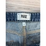 Paige Size 27 Jimmy Jimmy JJ Distressed Blue Denim Jean Shorts Cuffed Hem Photo 4