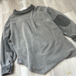 Free People  Shacket ruby jacket womens Gray (medium) boho casual boyfriend Photo 4