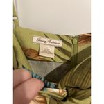 Tommy Bahama Silk Linen Leaf Bazaar Mini Dress 6 – Green/Blue Tropical Print Photo 2