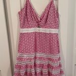 Bardot  Pink and White Dress Photo 2