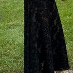 Black Lace Prom Dress Size 2 Photo 3