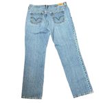 Levi's  505 Straight Leg Jeans Mid-Rise Stretch Light Washed Denim Women 12M Photo 8