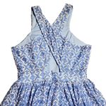 Altar'd State Dress Blue White Crossed Back sz M Cottagecore Coquette Dollette Photo 7