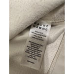 Sincerely Jules Faux Leather Off White Short Sleeve Top S Photo 5