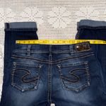 Silver Jeans  Women's Boyfriend Jeans in Dark Blue Photo 4