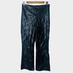Wilfred  Black Faux Leather Straight Leg Pants Size 8 Photo 2