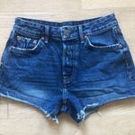 GRLFRND  Denim Shorts Distressed Helena Short blue Jean color Size 24 Photo 0