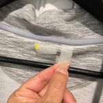 Zella Women's Gray Heathered Open Front Long Sleeve Cardigan Sweater Large Photo 3