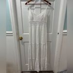 Lilly Pulitzer Melody Maxi Dress White Eyelet Size 8 EUC Beach Resortwear Bride Photo 6