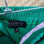 Eloquii NEW  green cropped pants w/‎ ankle zipper Photo 6