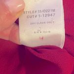 David Dart Fuchsia pink two piece blouse and maxi skirt. Size Small. Rayon. Photo 8