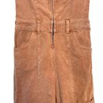 Urban Outfitters BDG Corduroy Zip Coverall Wide Leg Jumpsuit Size S Pink Utility Cargo 70s Retro Photo 4