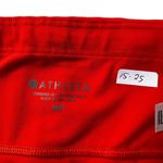 Athleta Orange Athletic Capri Leggings Petite Size Medium | 15-25 Photo 3