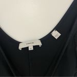 Vince Sleeveless Wrap Midi Dress in Black Photo 6