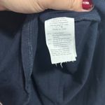 Madewell  Navy Blue Pajama Set Short Sleeve Button Up Pants Medium Loungewear Photo 4