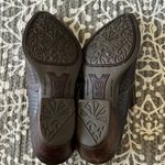 Ariat  low brown leather western heeled booties Photo 5