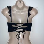 Ella Moss New  Fashion Swimsuit Bikini Top Removable Straps Size M Photo 4