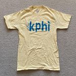 Hanes  Chi Kappa Phi Yellow T-Shirt Unisex Size Small Soft Stretch Like New Photo 0