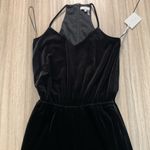 1. State NWT  Velvet Jumpsuit Black XS Photo 8