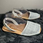 PONS Avarcas CLASSIC STYLE TEXTILE ABSTRACT BLUE Sandals Size 38 EU/US 6 Black Photo 3