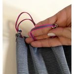 Lululemon  Padded Elastic Waist Loose Tank Top Pink Gray Size 4 Photo 4