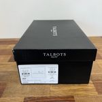 Talbots  Womens Keri Flats 8 Sandal Sling Back Leather Coastal Nautical White NEW Photo 1