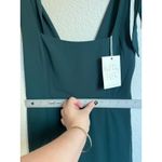 Show Me Your Mumu  Claire Midi Dress In Emerald Chiffon M NWT Photo 7
