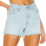 Levi's Wedgie Short Light Wash Cut Off Shorts Photo 2