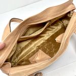 PETUSCO made in Spain peach leather baguette bag, NWT Photo 9