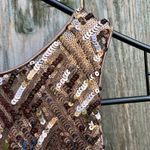 Dress the Population Mia Bronze Sequin Dress Size XS Photo 6