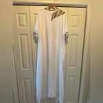 Elegant White with Gold beading maxi beach dress or Kaftan Made in India Size undefined Photo 5