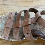Born Brown Strappy Wedge Sandals Size 8 Photo 4