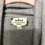 Aritzia Wilfred Light Gray Flaubert Silk Cashmere Open Front Cardigan XS Photo 2