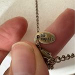 Lia Sophia  Silver Tone Purple Glass Bead Necklace Womens Jewelry Photo 5