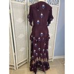 WARM Maxi Dress Plum Purple Size 1 (M) Fall Long Size M Photo 5