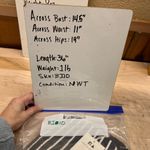 Free Assembly Striped Ribbed Knit Dress Short Sleeve Blue White Size Medium NWT Photo 8