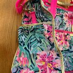 Lilly Pulitzer Palm Weekender Convertible Overnight Duffel Tote Large Travel Bag Photo 7