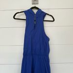 Gap Women’s Large Royal Blue Halter Tiered Maxi Dress New Photo 4