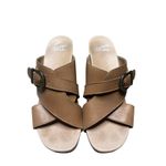 Dansko  Tan Leather Buckle Slide Heels Comfort Sandals EU 37 US 6.5–7 Photo 1