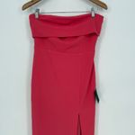 Lulus Classy Consideration Coral Pink Strapless Maxi Dress Size M Red Size M Photo 3
